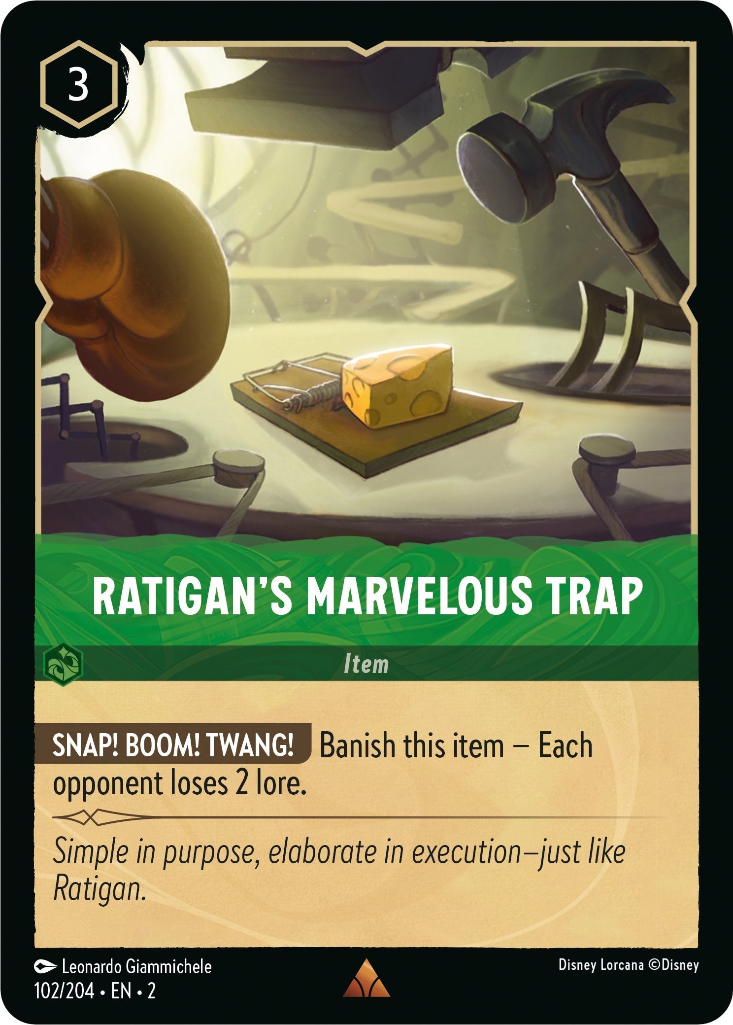 Ratigan's Marvelous Trap 102/204 (Rise of the Floodborn)