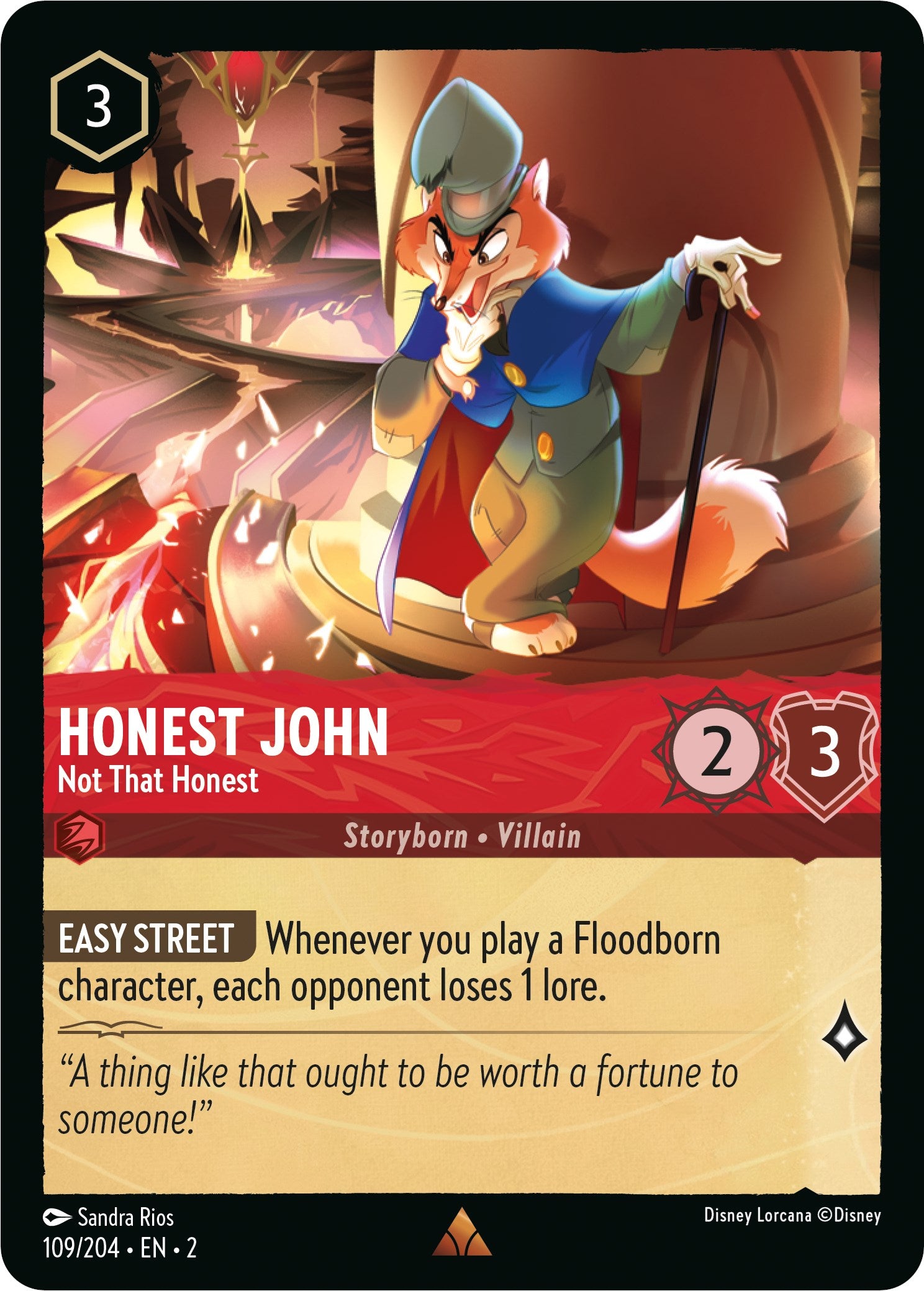 Honest John - Not That Honest 109/204 (Rise of the Floodborn)