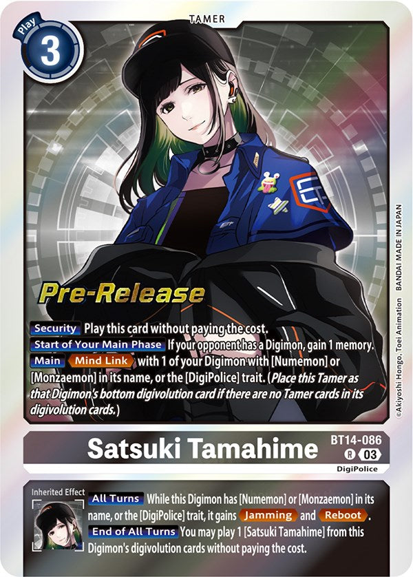 Satsuki Tamahime [BT14-086] [Blast Ace Pre-Release Cards] Foil