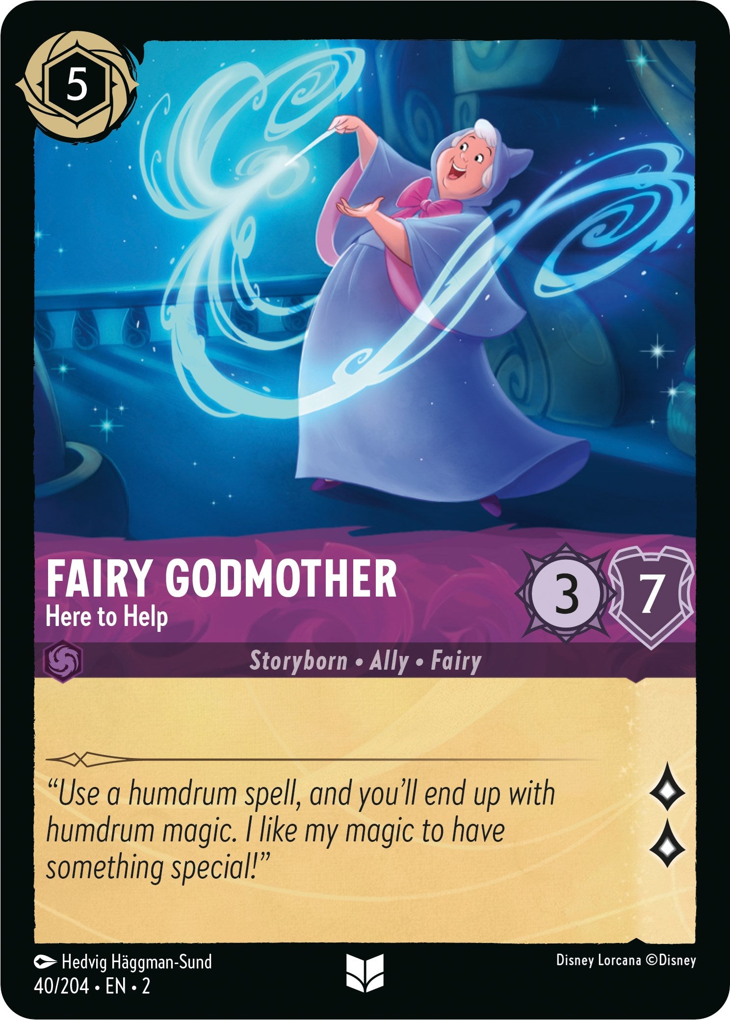 Fairy Godmother - Here to Help 40/204 (Rise of the Floodborn)