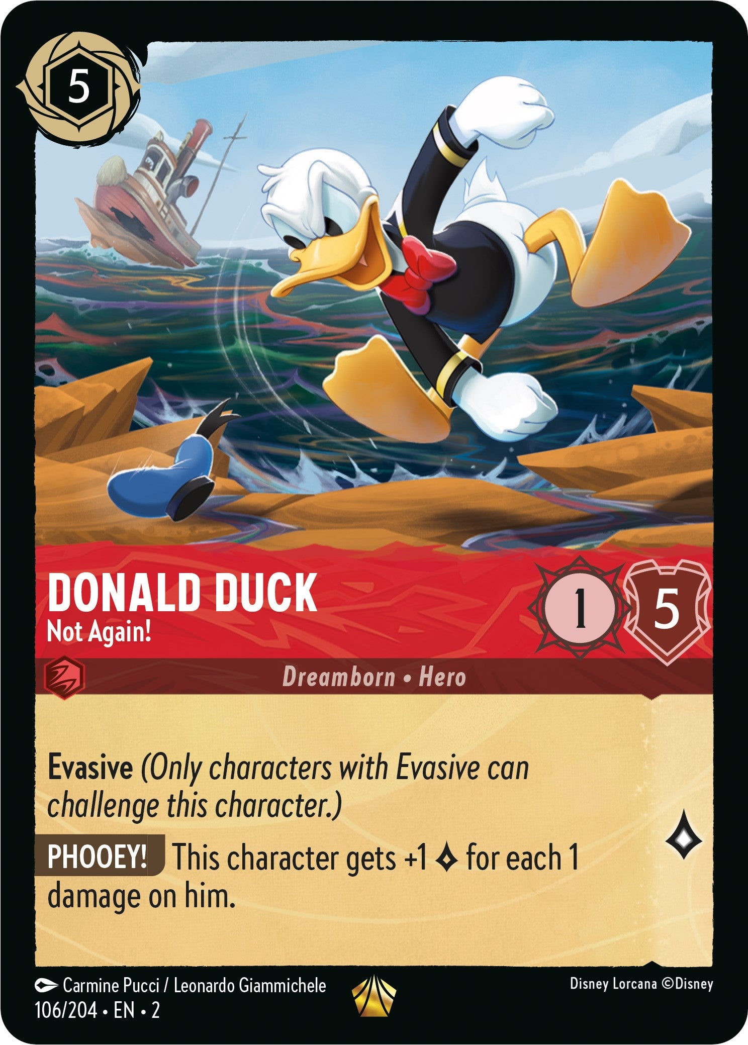 Donald Duck - Not Again! 106/204 (Rise of the Floodborn)