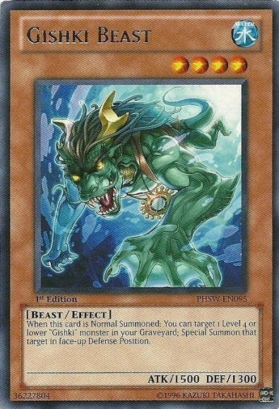 Gishki Beast [PHSW-EN095] Rare - Duel Kingdom