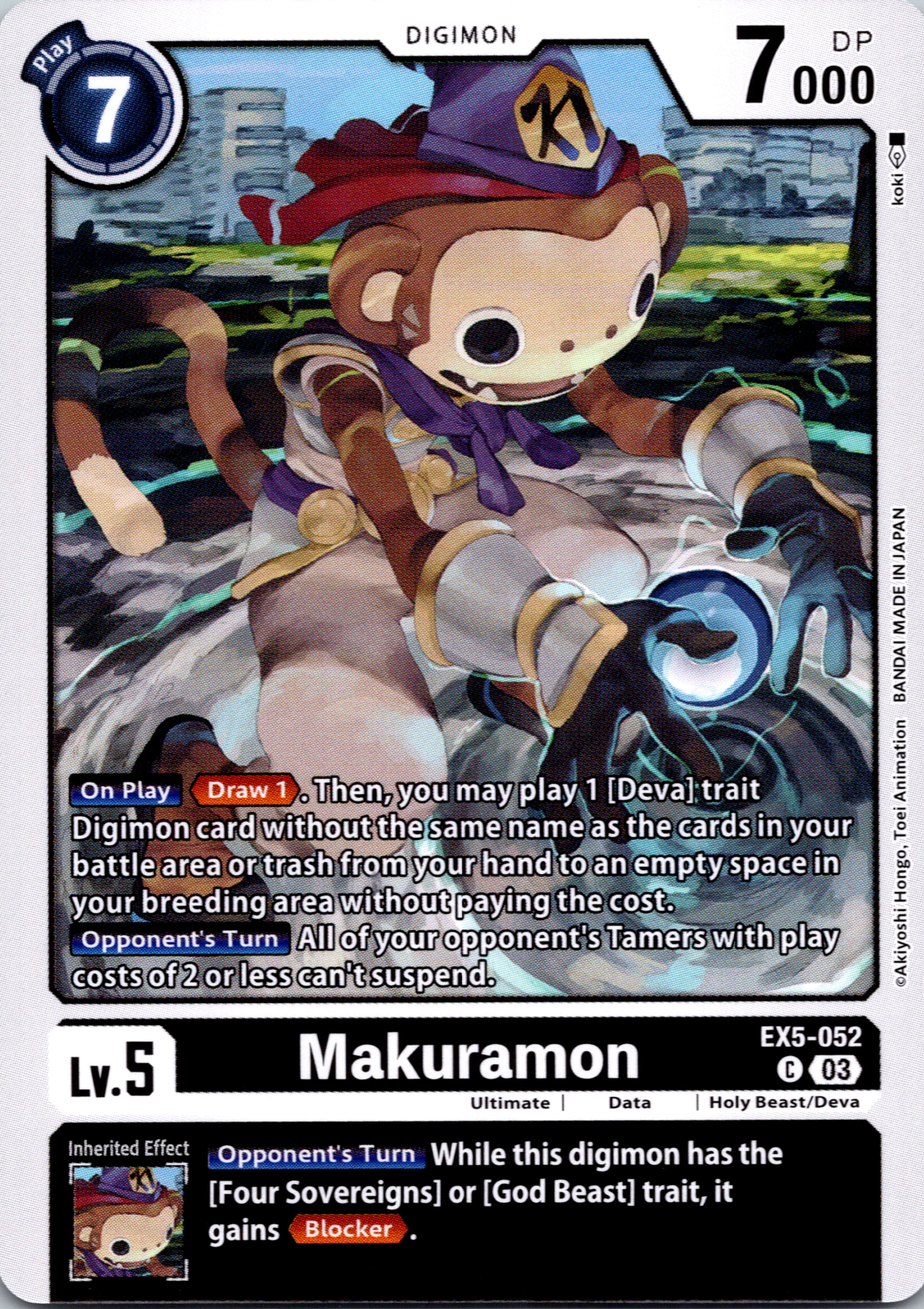 Makuramon [EX5-052] [Animal Colosseum] Normal