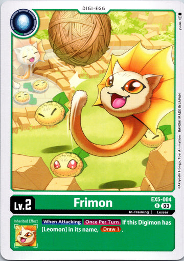 Frimon [EX5-004] [Animal Colosseum] Normal