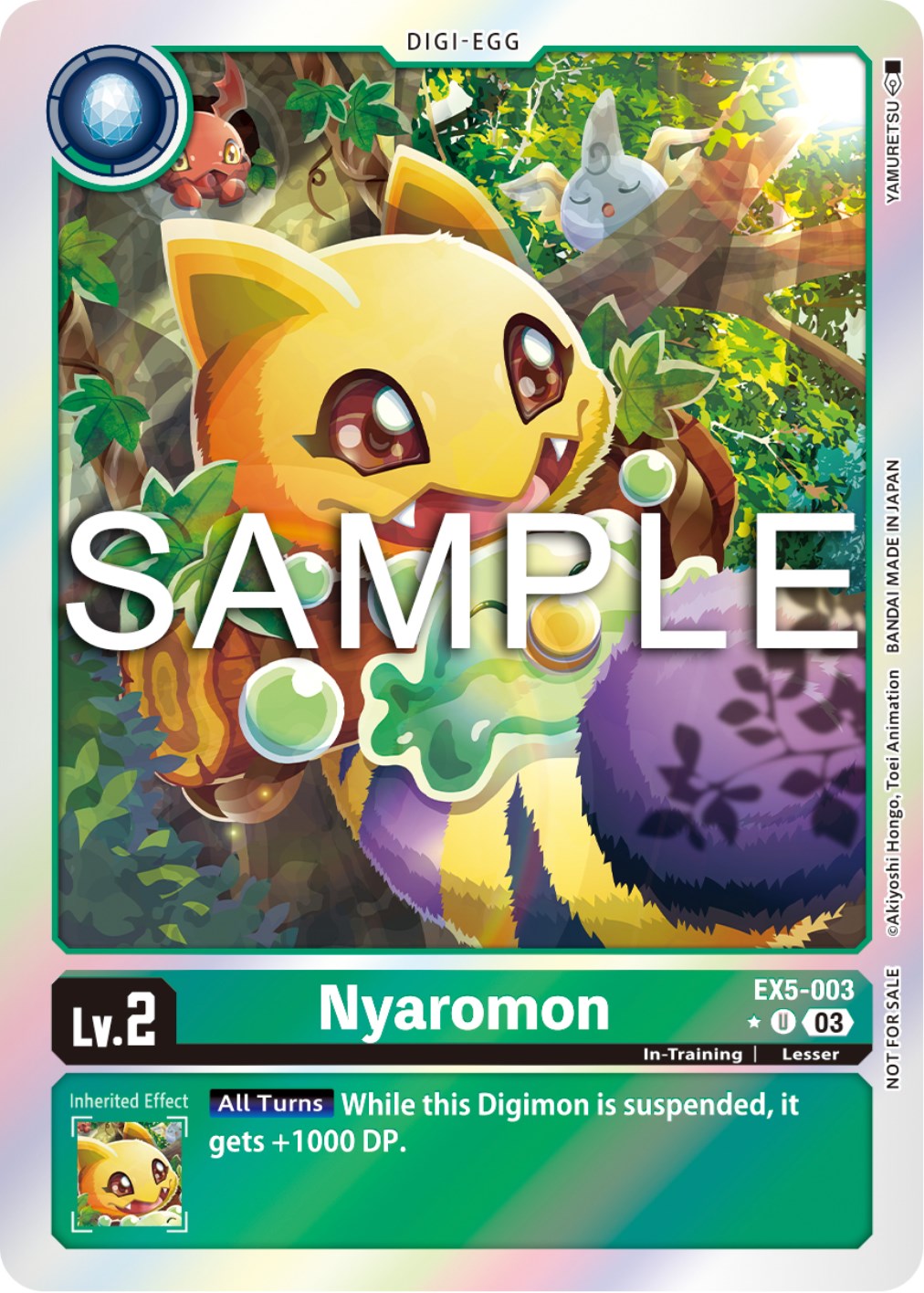 Nyaromon (Animal Colosseum Box Promotion Pack) [EX5-003] [Animal Colosseum] Foil