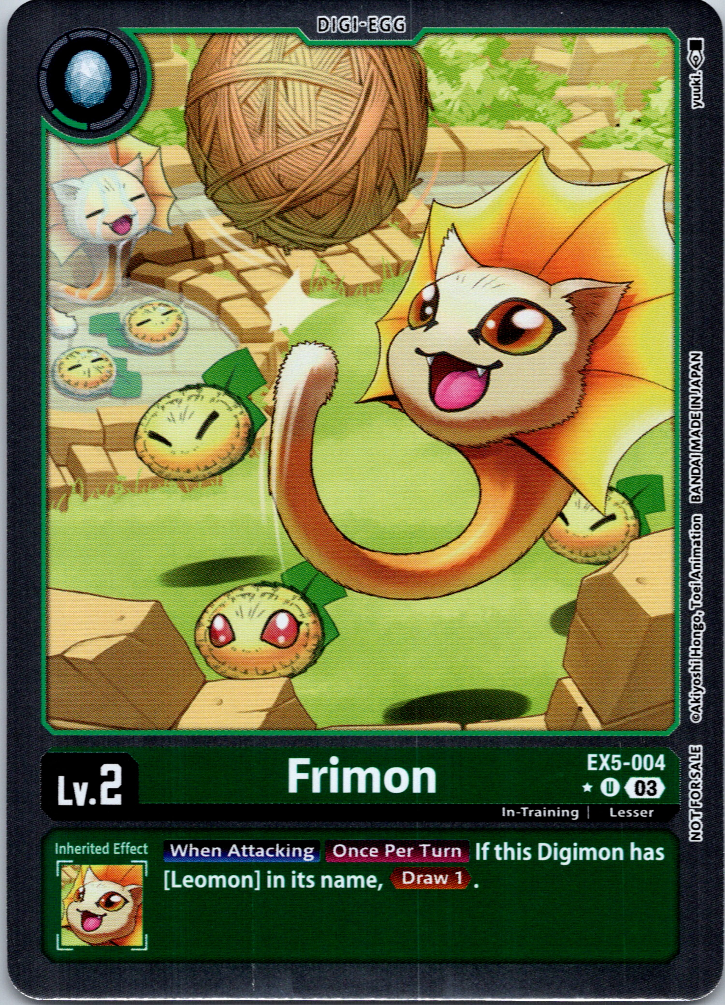 Frimon (Animal Colosseum Box Promotion Pack) [EX5-004] [Animal Colosseum] Foil