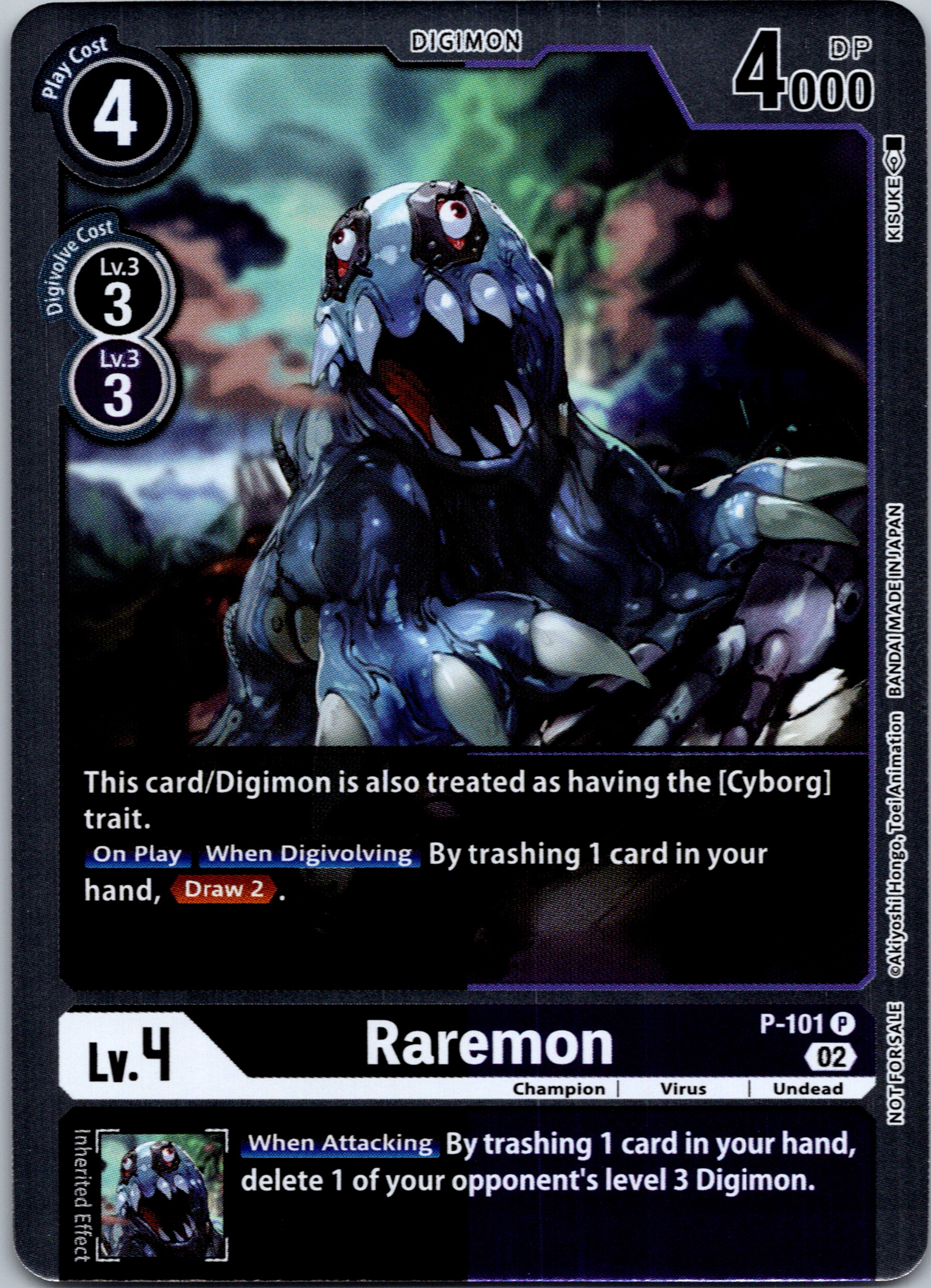 Raremon - P-101 (Limited Card Pack Ver.2) [P-101] [Digimon Promotion Cards] Foil