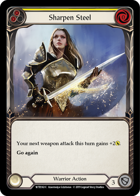 Sharpen Steel (Yellow) [WTR142-C] Alpha Print Normal - Duel Kingdom