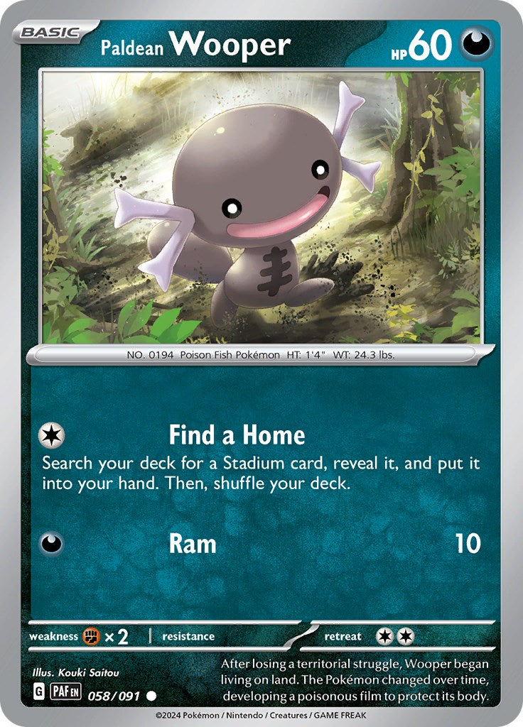 Paldean Wooper [58/091] - (Paldean Fates)