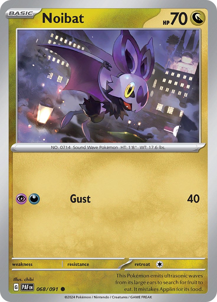 Noibat [068/091] - (Paldean Fates) Reverse Holofoil