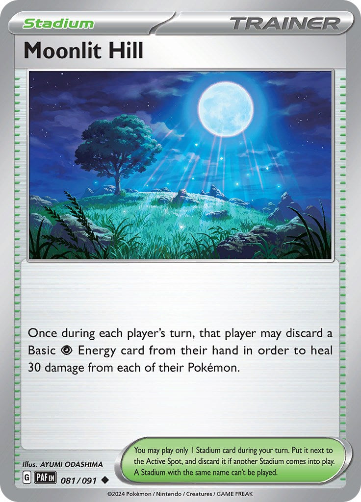 Moonlit Hill [081/091] - (Paldean Fates) Reverse Holofoil