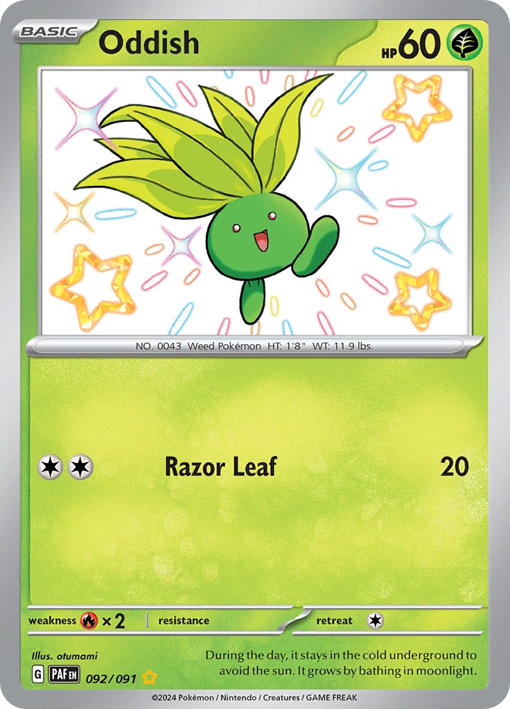 Oddish [92/091] - (Paldean Fates) Holofoil