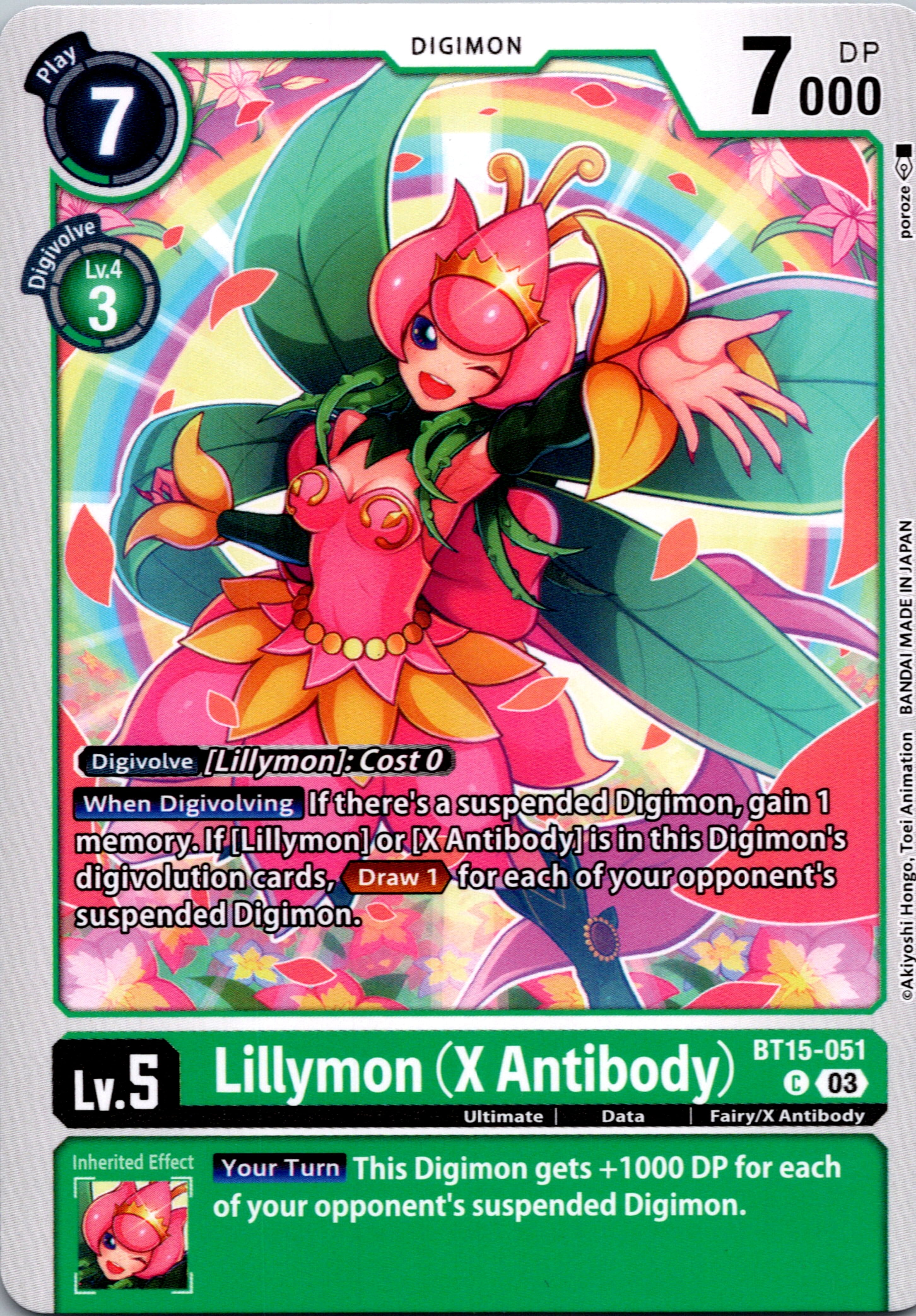 Lillymon (X Antibody) [BT15-051] [Exceed Apocalypse] Normal