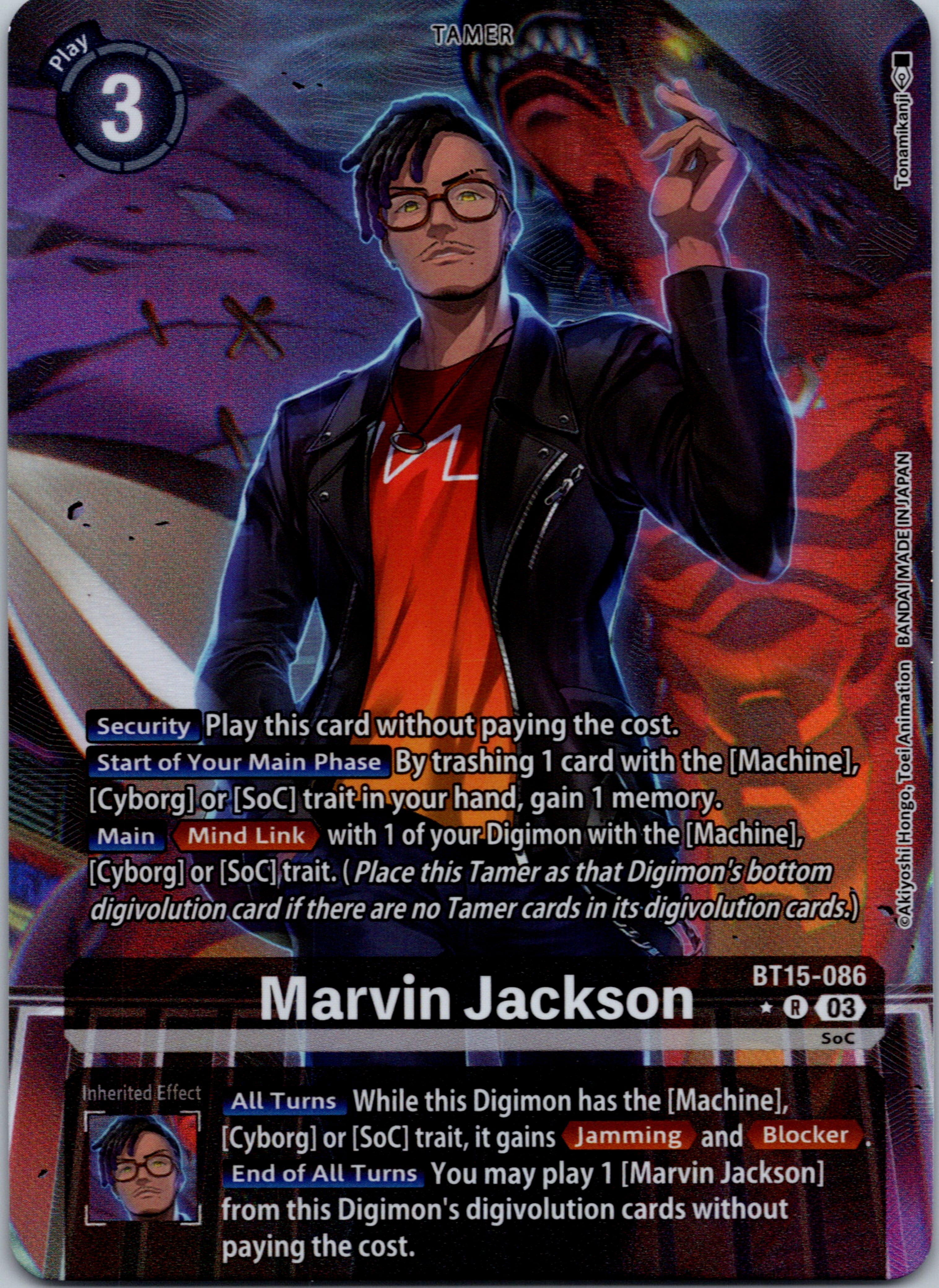 Marvin Jackson (Alternate Art) [BT15-086] [Exceed Apocalypse] Foil