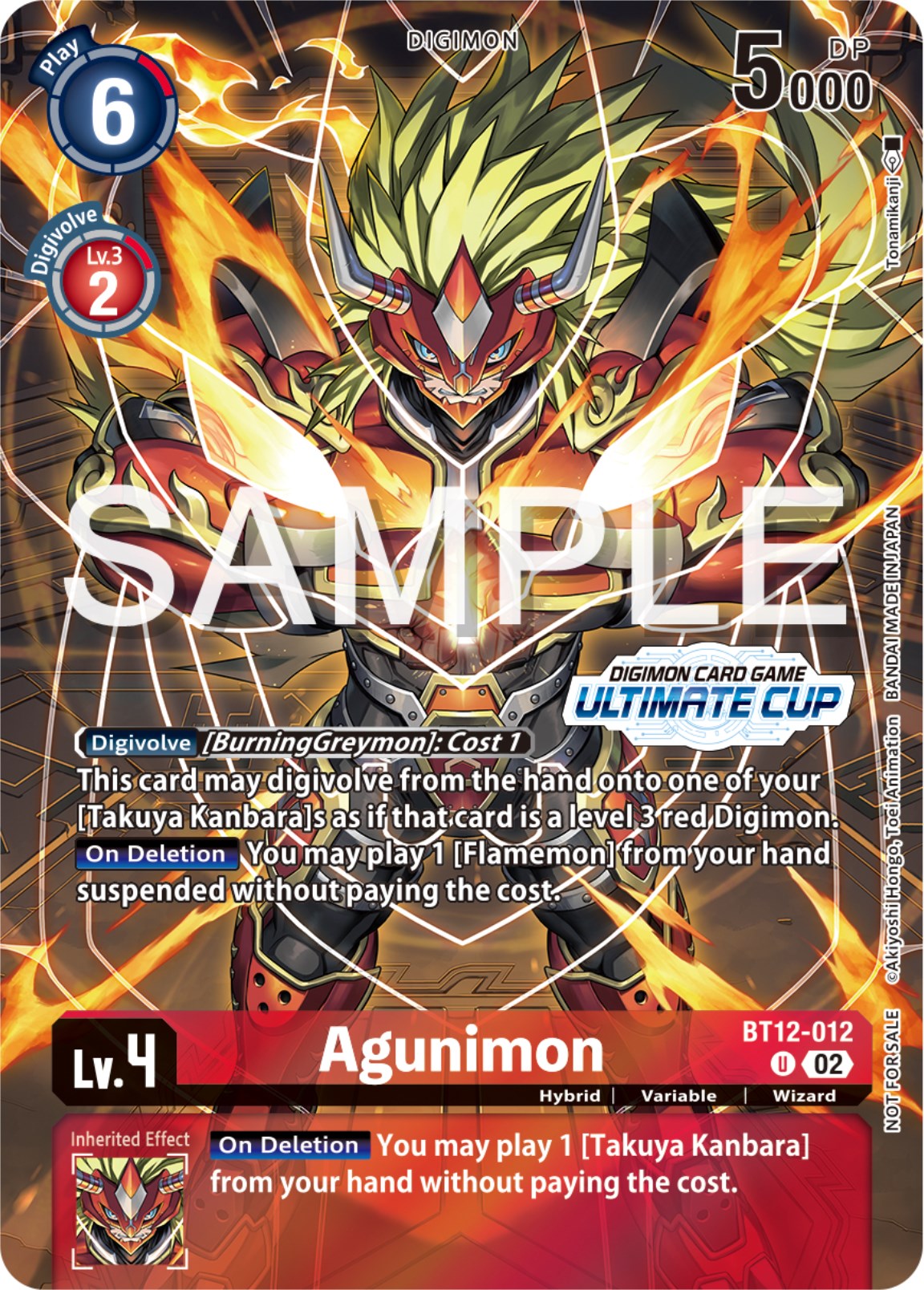 Agunimon (Ultimate Cup 2024) [BT12-012] [Across Time] Foil