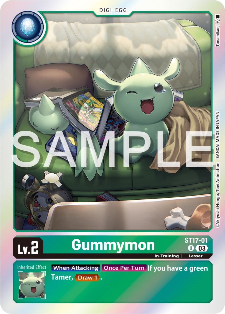 Gummymon [ST17-01] [Starter Deck 17: Double Typhoon Advanced Deck Set] Foil