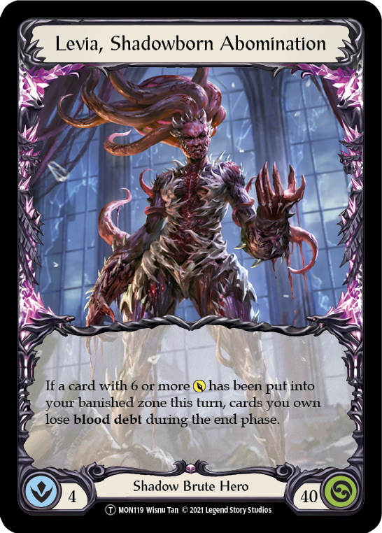 Levia, Shadowborn Abomination // Levia [U-MON119 // U-MON120] Unlimited Normal - Duel Kingdom