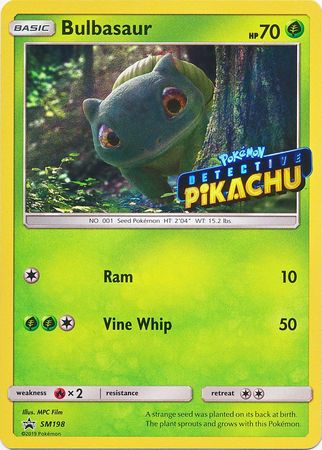 Bulbasaur Detective (Pikachu Stamped) (SM198) [Sun & Moon: Black Star Promos] - Duel Kingdom