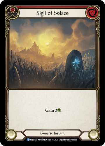 Sigil of Solace (Red) [WTR173] Unlimited Normal - Duel Kingdom