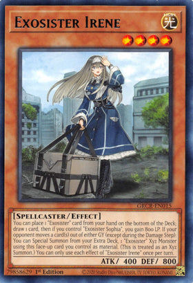 Exosister Irene [GRCR-EN015] Rare - Duel Kingdom