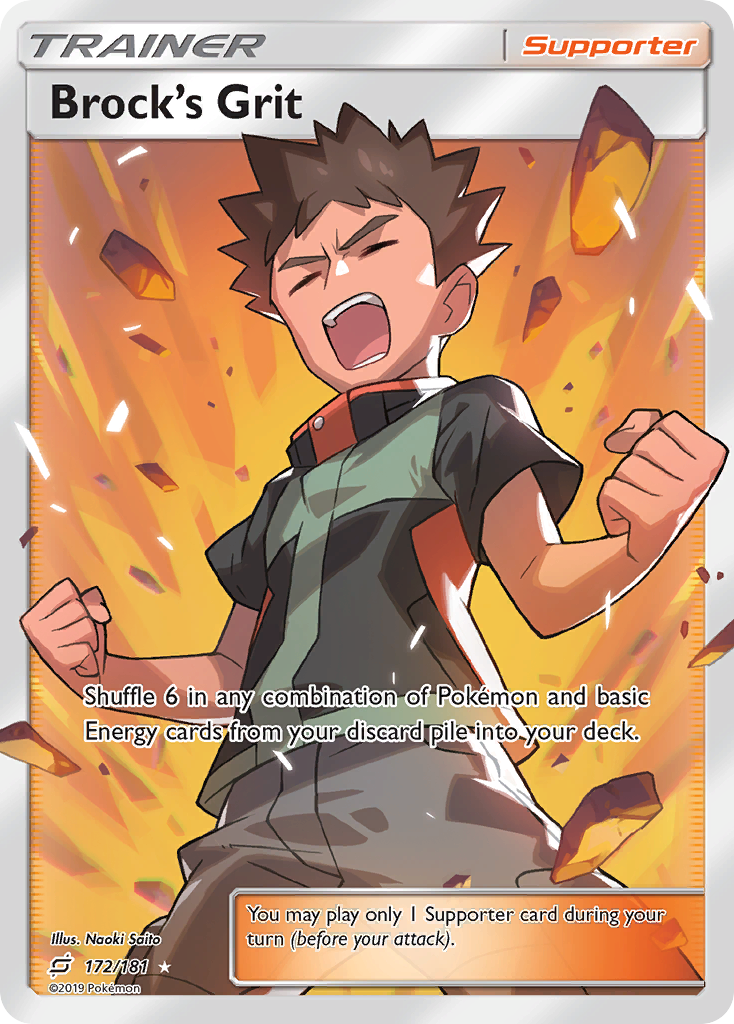 Brock's Grit (172/181) [Sun & Moon: Team Up] - Duel Kingdom