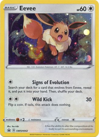 Eevee (SWSH042) [Sword & Shield: Black Star Promos] - Duel Kingdom