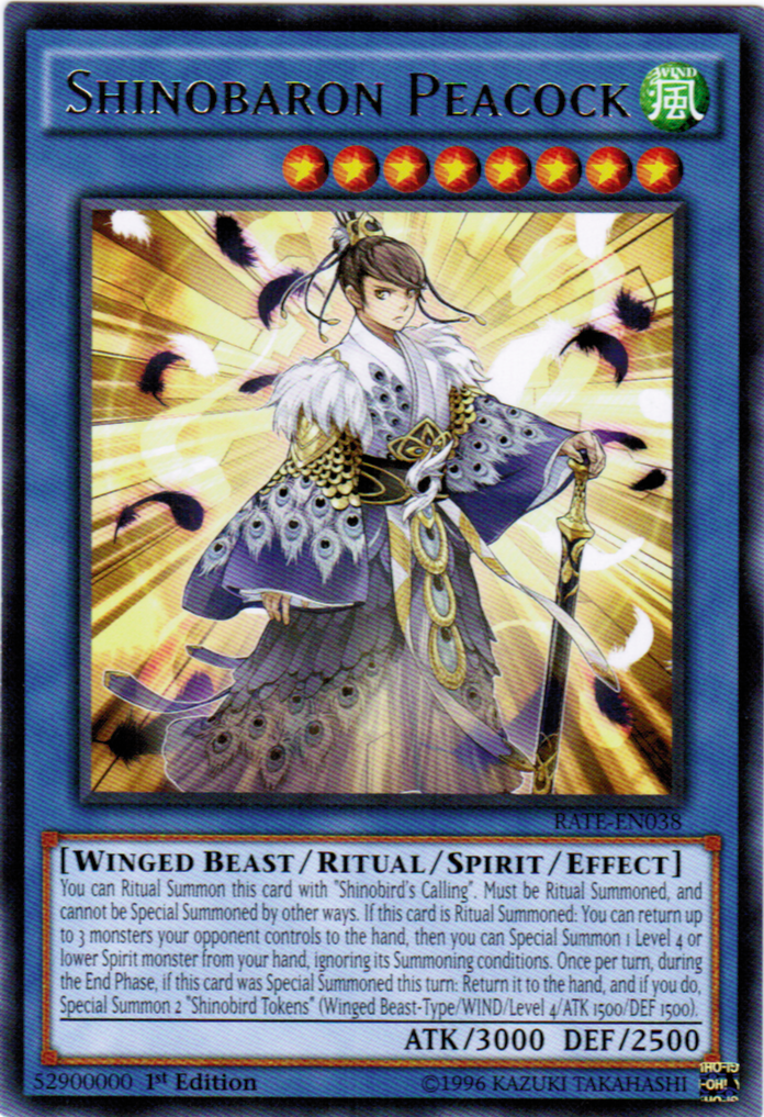Shinobaron Peacock [RATE-EN038] Rare - Duel Kingdom