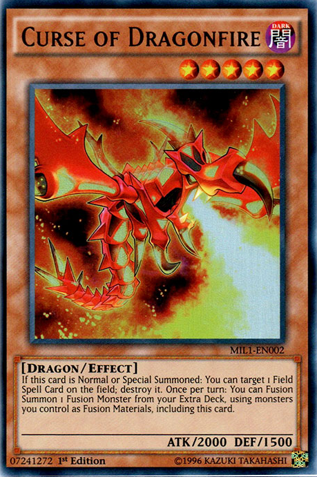 Curse of Dragonfire [MIL1-EN002] Ultra Rare - Duel Kingdom