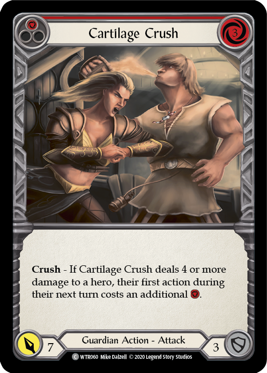 Cartilage Crush (Red) [WTR060] Unlimited Rainbow Foil - Duel Kingdom