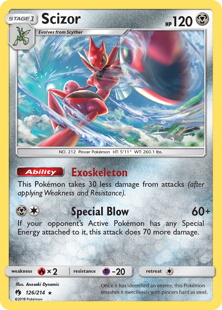 Scizor (126/214) [Sun & Moon: Lost Thunder] - Duel Kingdom