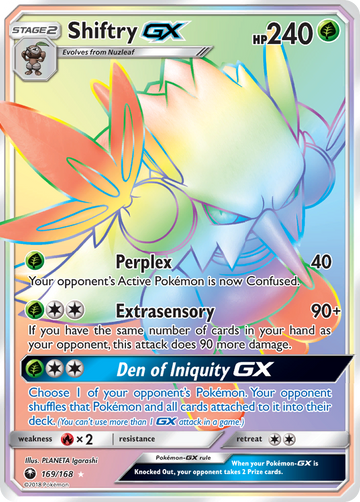 Shiftry GX (169/168) [Sun & Moon: Celestial Storm] - Duel Kingdom