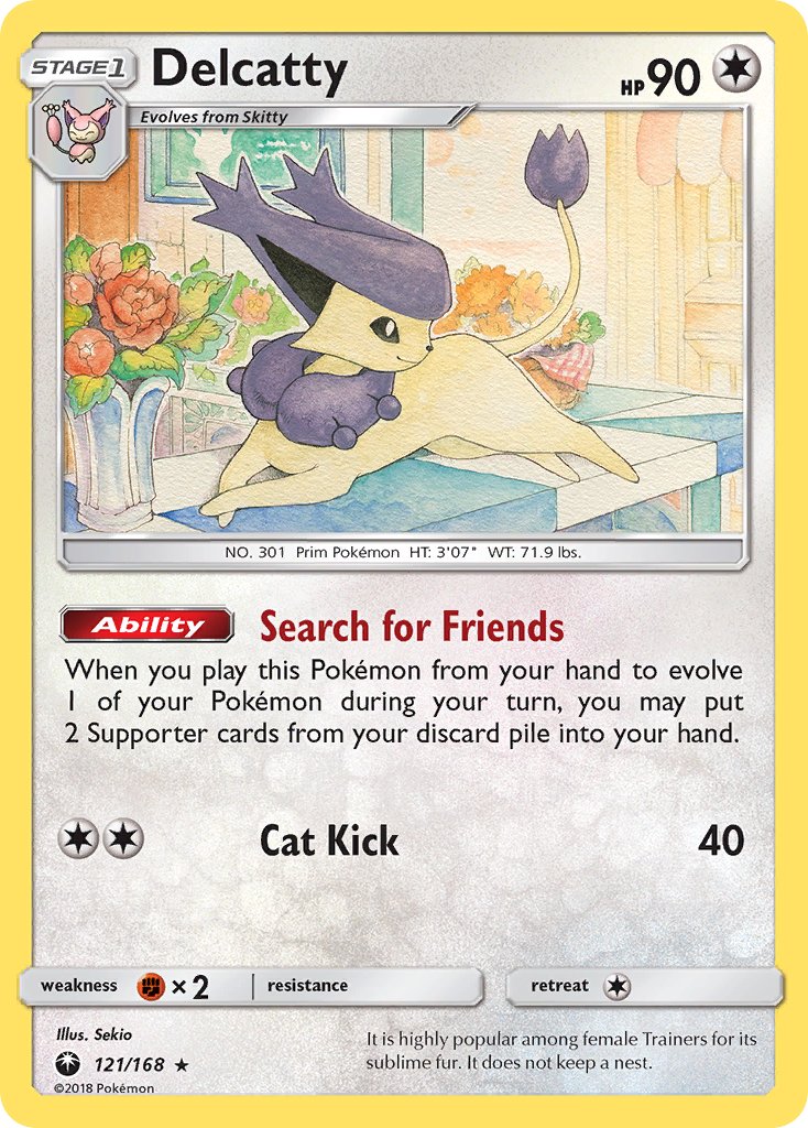 Delcatty (121/168) (Theme Deck Exclusive) [Sun & Moon: Celestial Storm]