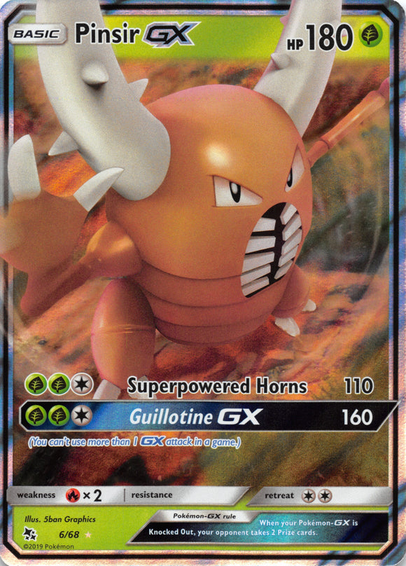 Pinsir GX (6/68) [Hidden Fates] - Duel Kingdom