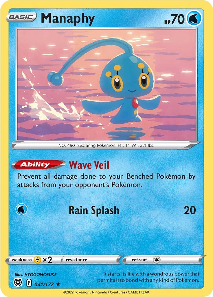 Manaphy (041/172) [Sword & Shield: Brilliant Stars] - Duel Kingdom