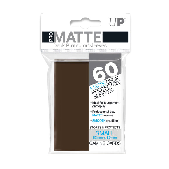 60ct Pro-Matte Brown Small Deck Protectors - Duel Kingdom