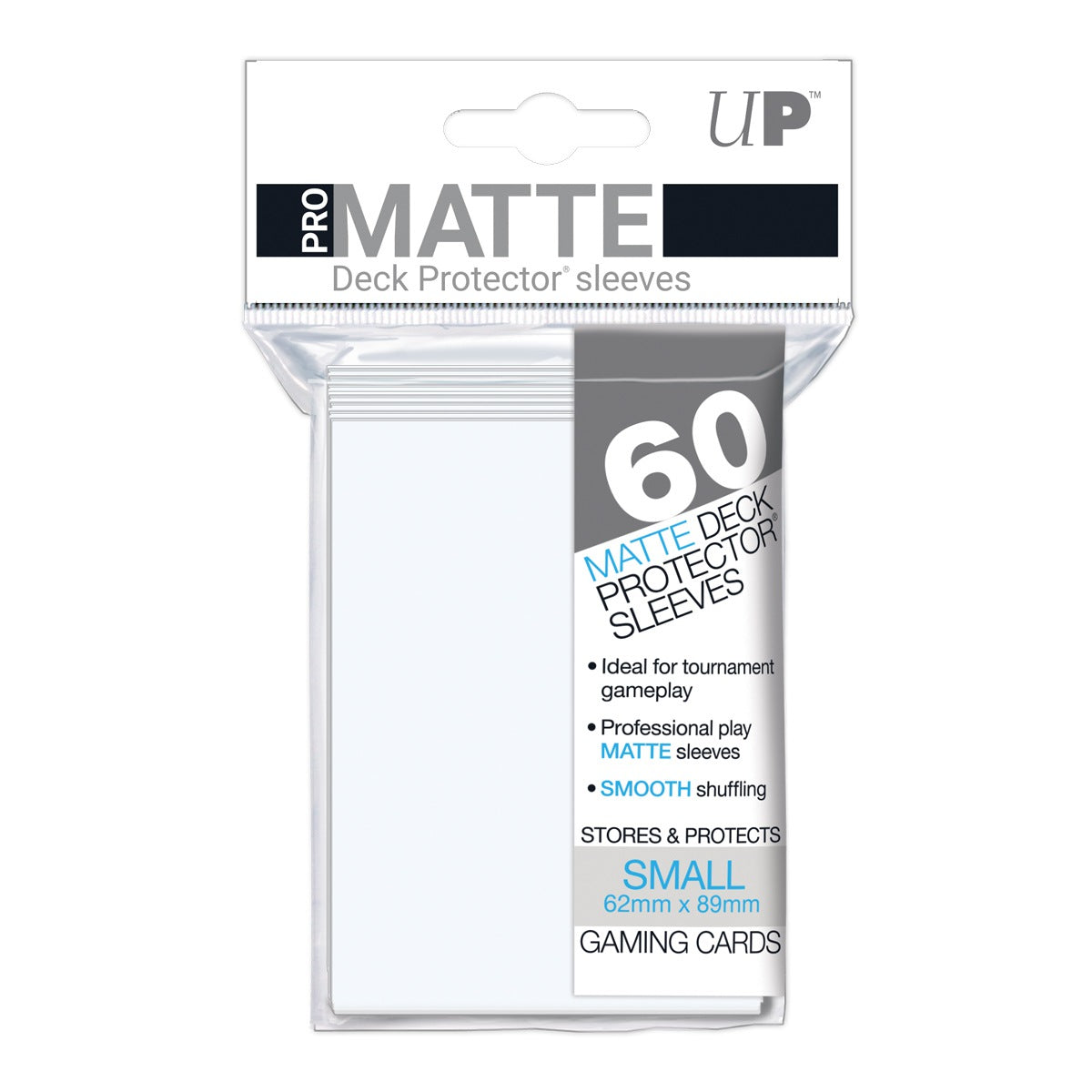 60ct Pro-Matte White Small Deck Protectors - Duel Kingdom