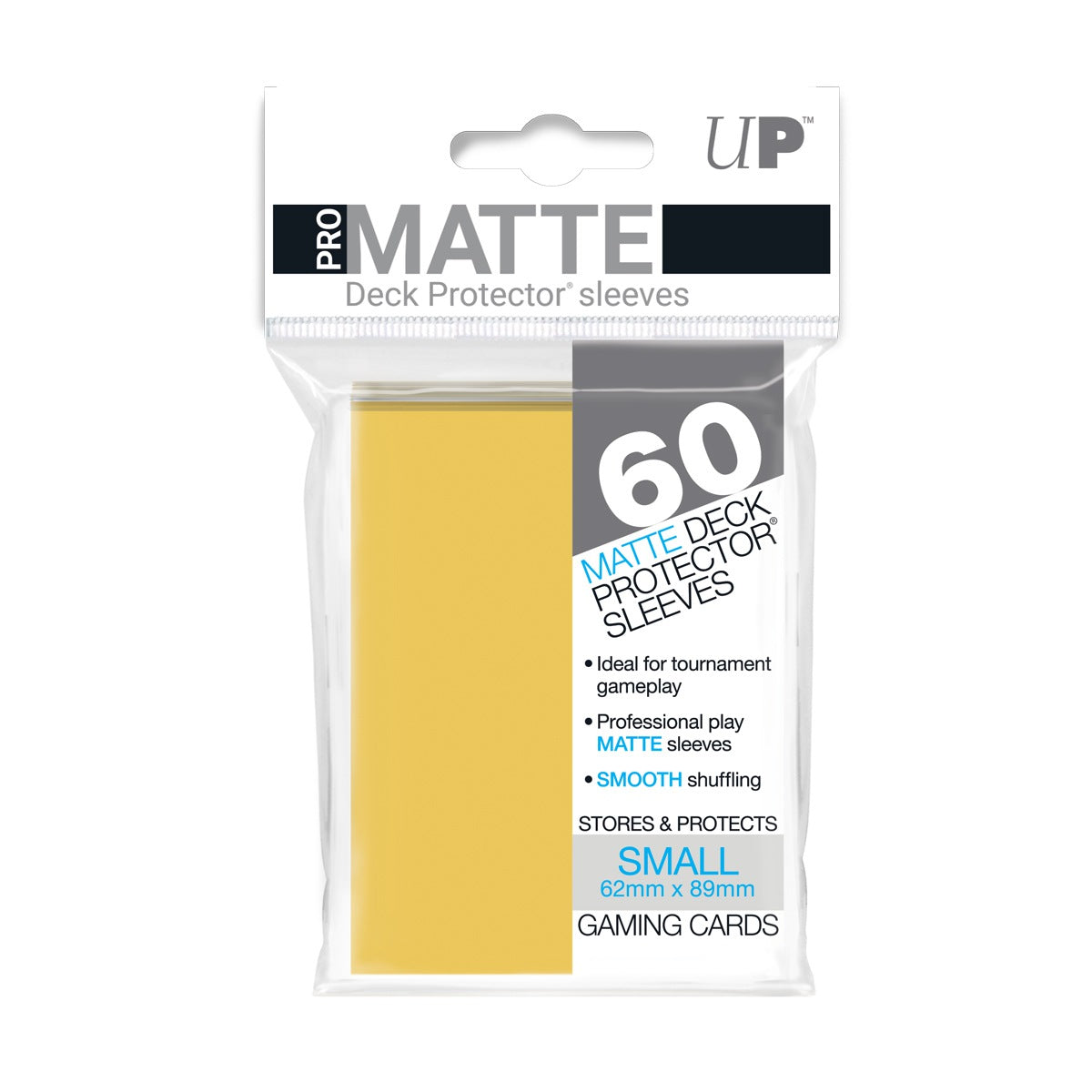 60ct Pro-Matte Yellow Small Deck Protectors - Duel Kingdom