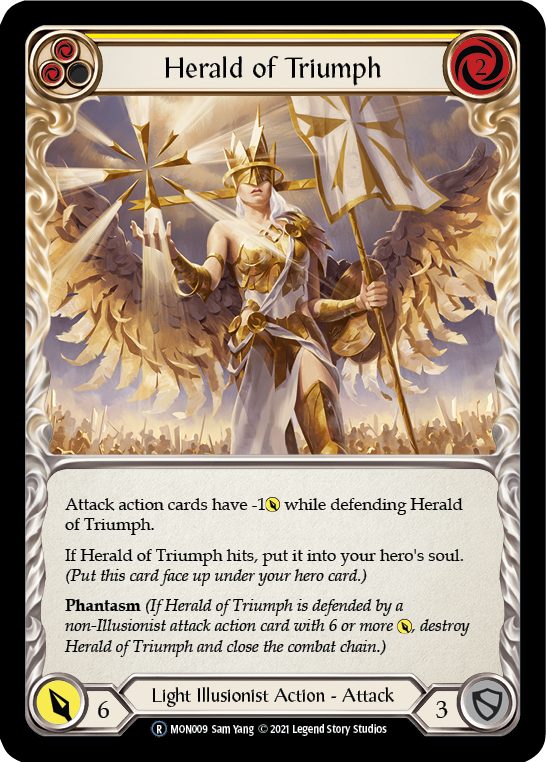Herald of Triumph (Yellow) [U-MON009] Unlimited Normal - Duel Kingdom