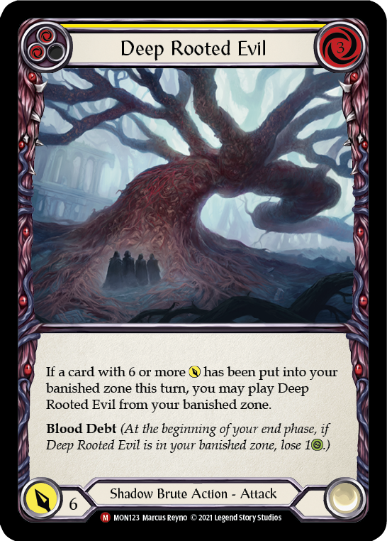 Deep Rooted Evil [MON123] 1st Edition Normal - Duel Kingdom