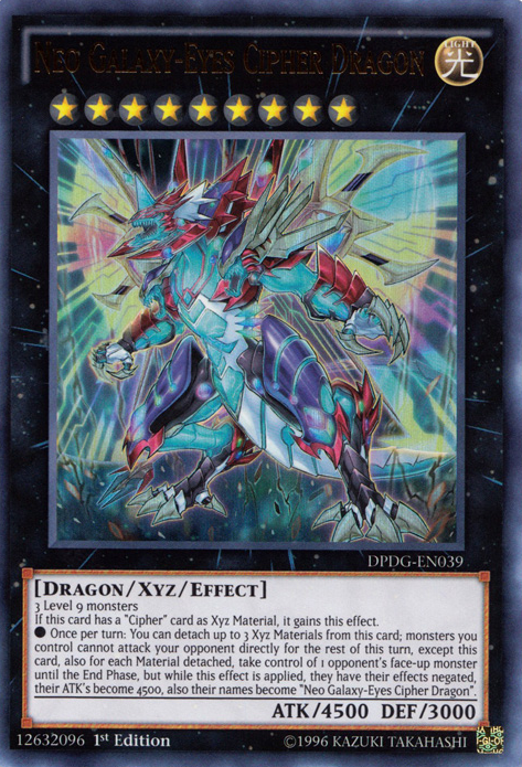 Neo Galaxy-Eyes Cipher Dragon [DPDG-EN039] Ultra Rare - Duel Kingdom