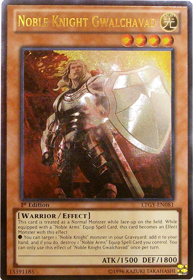 Noble Knight Gwalchavad [LTGY-EN081] Ultimate Rare - Duel Kingdom