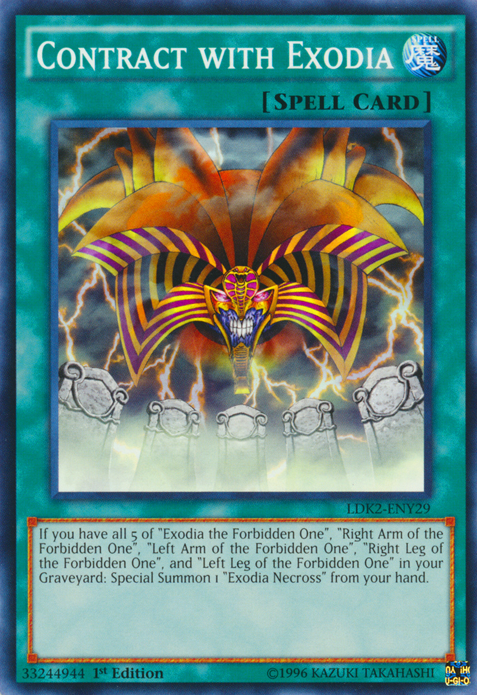 Contract with Exodia [LDK2-ENY29] Common - Duel Kingdom