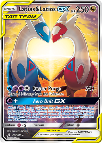 Latias & Latios GX (170/181) [Sun & Moon: Team Up] - Duel Kingdom