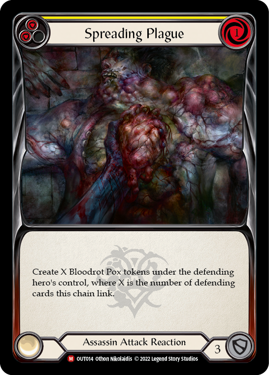 Spreading Plague [OUT014] (Outsiders)  Rainbow Foil