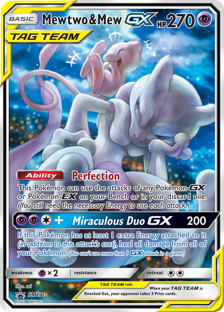 Mewtwo & Mew GX (SM191) [Sun & Moon: Black Star Promos] - Duel Kingdom