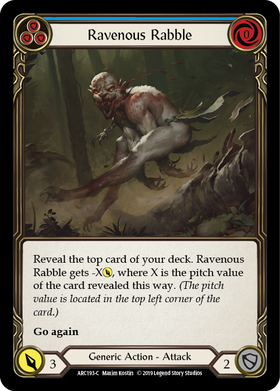 Ravenous Rabble (Blue) [ARC193-C] 1st Edition Normal - Duel Kingdom