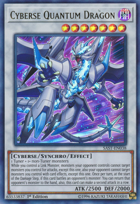 Cyberse Quantum Dragon [SAST-EN038] Ultra Rare - Duel Kingdom