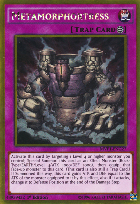 Metamorphortress [MVP1-ENG27] Gold Rare - Duel Kingdom