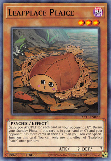 Leafplace Plaice [BACH-EN029] Common - Duel Kingdom