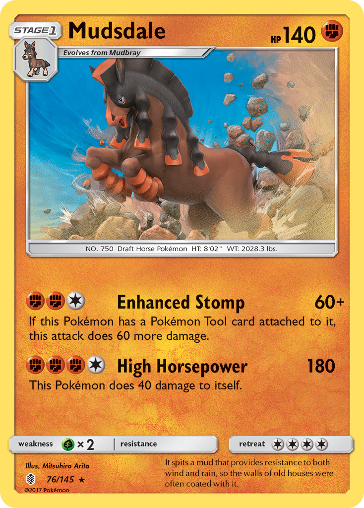 Mudsdale (76/145) [Sun & Moon: Guardians Rising] - Duel Kingdom